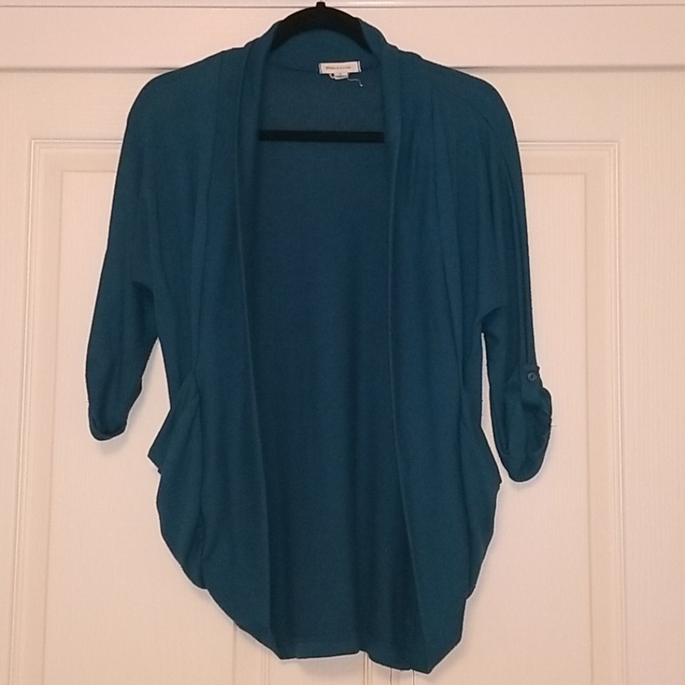 3/4 Sleeve Cardigan with Side Pockets